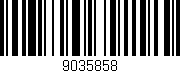 Código de barras (EAN, GTIN, SKU, ISBN): '9035858'