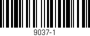 Código de barras (EAN, GTIN, SKU, ISBN): '9037-1'
