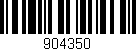 Código de barras (EAN, GTIN, SKU, ISBN): '904350'