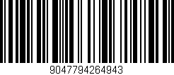 Código de barras (EAN, GTIN, SKU, ISBN): '9047794264943'