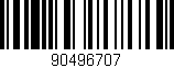 Código de barras (EAN, GTIN, SKU, ISBN): '90496707'