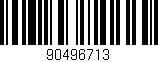 Código de barras (EAN, GTIN, SKU, ISBN): '90496713'