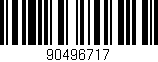 Código de barras (EAN, GTIN, SKU, ISBN): '90496717'