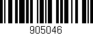 Código de barras (EAN, GTIN, SKU, ISBN): '905046'