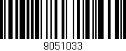 Código de barras (EAN, GTIN, SKU, ISBN): '9051033'