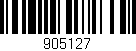 Código de barras (EAN, GTIN, SKU, ISBN): '905127'