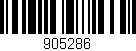 Código de barras (EAN, GTIN, SKU, ISBN): '905286'