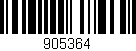Código de barras (EAN, GTIN, SKU, ISBN): '905364'