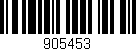 Código de barras (EAN, GTIN, SKU, ISBN): '905453'