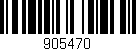 Código de barras (EAN, GTIN, SKU, ISBN): '905470'