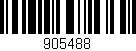 Código de barras (EAN, GTIN, SKU, ISBN): '905488'