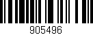Código de barras (EAN, GTIN, SKU, ISBN): '905496'