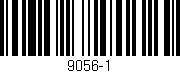 Código de barras (EAN, GTIN, SKU, ISBN): '9056-1'