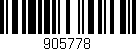 Código de barras (EAN, GTIN, SKU, ISBN): '905778'
