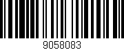 Código de barras (EAN, GTIN, SKU, ISBN): '9058083'