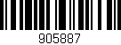 Código de barras (EAN, GTIN, SKU, ISBN): '905887'