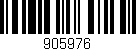 Código de barras (EAN, GTIN, SKU, ISBN): '905976'