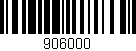 Código de barras (EAN, GTIN, SKU, ISBN): '906000'