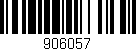 Código de barras (EAN, GTIN, SKU, ISBN): '906057'