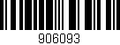 Código de barras (EAN, GTIN, SKU, ISBN): '906093'