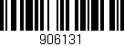 Código de barras (EAN, GTIN, SKU, ISBN): '906131'