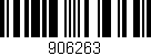 Código de barras (EAN, GTIN, SKU, ISBN): '906263'