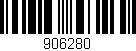 Código de barras (EAN, GTIN, SKU, ISBN): '906280'