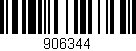 Código de barras (EAN, GTIN, SKU, ISBN): '906344'