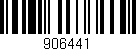 Código de barras (EAN, GTIN, SKU, ISBN): '906441'