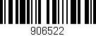 Código de barras (EAN, GTIN, SKU, ISBN): '906522'