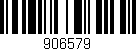 Código de barras (EAN, GTIN, SKU, ISBN): '906579'