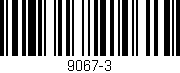 Código de barras (EAN, GTIN, SKU, ISBN): '9067-3'