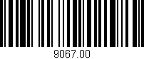 Código de barras (EAN, GTIN, SKU, ISBN): '9067.00'