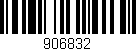 Código de barras (EAN, GTIN, SKU, ISBN): '906832'