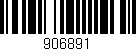 Código de barras (EAN, GTIN, SKU, ISBN): '906891'