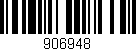 Código de barras (EAN, GTIN, SKU, ISBN): '906948'