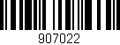 Código de barras (EAN, GTIN, SKU, ISBN): '907022'