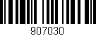 Código de barras (EAN, GTIN, SKU, ISBN): '907030'