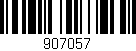Código de barras (EAN, GTIN, SKU, ISBN): '907057'