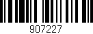 Código de barras (EAN, GTIN, SKU, ISBN): '907227'
