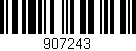 Código de barras (EAN, GTIN, SKU, ISBN): '907243'