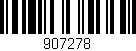 Código de barras (EAN, GTIN, SKU, ISBN): '907278'