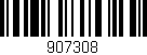 Código de barras (EAN, GTIN, SKU, ISBN): '907308'