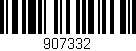 Código de barras (EAN, GTIN, SKU, ISBN): '907332'