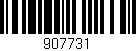 Código de barras (EAN, GTIN, SKU, ISBN): '907731'
