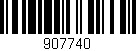 Código de barras (EAN, GTIN, SKU, ISBN): '907740'