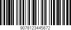 Código de barras (EAN, GTIN, SKU, ISBN): '9078123445672'