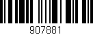 Código de barras (EAN, GTIN, SKU, ISBN): '907881'