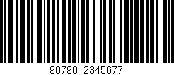 Código de barras (EAN, GTIN, SKU, ISBN): '9079012345677'