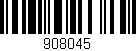 Código de barras (EAN, GTIN, SKU, ISBN): '908045'